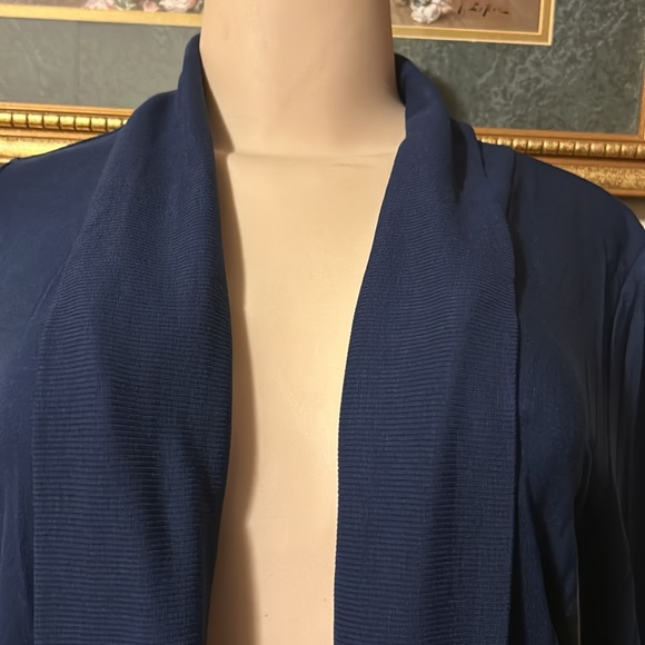 Navy Liz Claiborne cardigan Size S - Picture 4 of 11